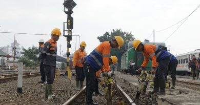 Tingkatkan Keselamatan dan Kenyamanan Perjalanan KA, Daop 2 Ganti 2.800 Meter Rel