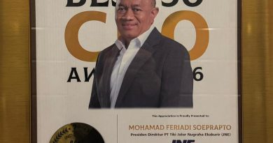 Presdir JNE Raih Indonesia Best 50 CEO Awards 2026, M Feriadi : Ini Adalah Amanah