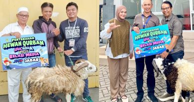 Bersama JNE X Media Jabar, Jurnalis Bandung dan Tasikmalaya Terima Hewan Kurban