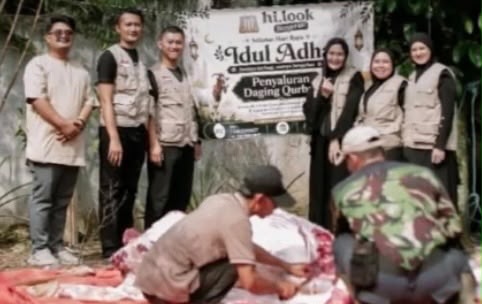 hi.look Bergerak, Tebar Kepedulian Bagi Anak Yatim dan Kaum Dhuafa Melalui Qurban Perdana