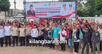 Terimakasih Prabowo Bergema di Bale Kota Tasik, Jika Diuangkan 1 Unit Becak Listrik Rp 22 Juta