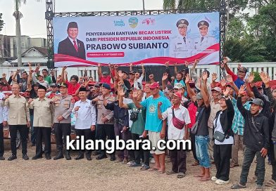 Terimakasih Prabowo Bergema di Bale Kota Tasik, Jika Diuangkan 1 Unit Becak Listrik Rp 22 Juta