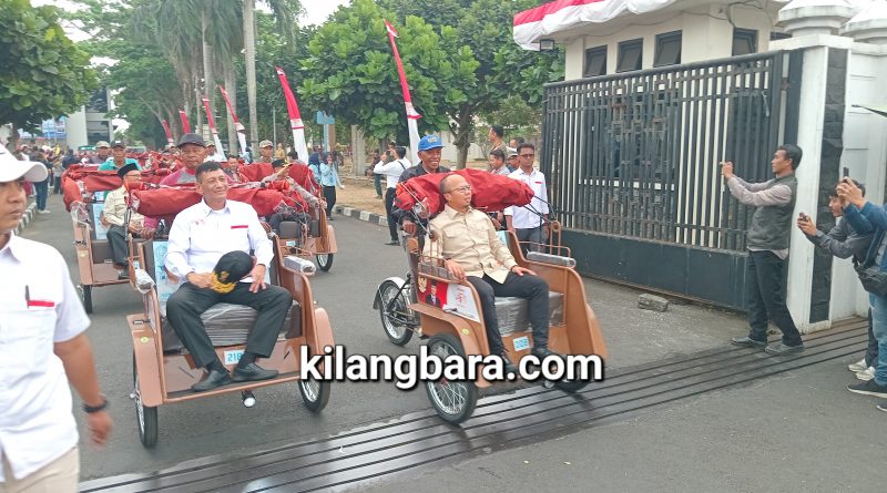 27 Kepala SKPD Setiap Rabu Naik Becak Listrik, Walikota Tasik Siap Mengawalinya, Baru Ada 2 SPKLU