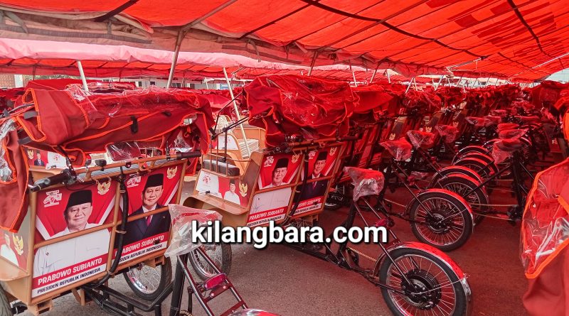 Tahap Dua 250 Unit Bantuan Becak Listrik Datang Lagi, Besok Dibagikan di HUT Kota Tasik ke-25
